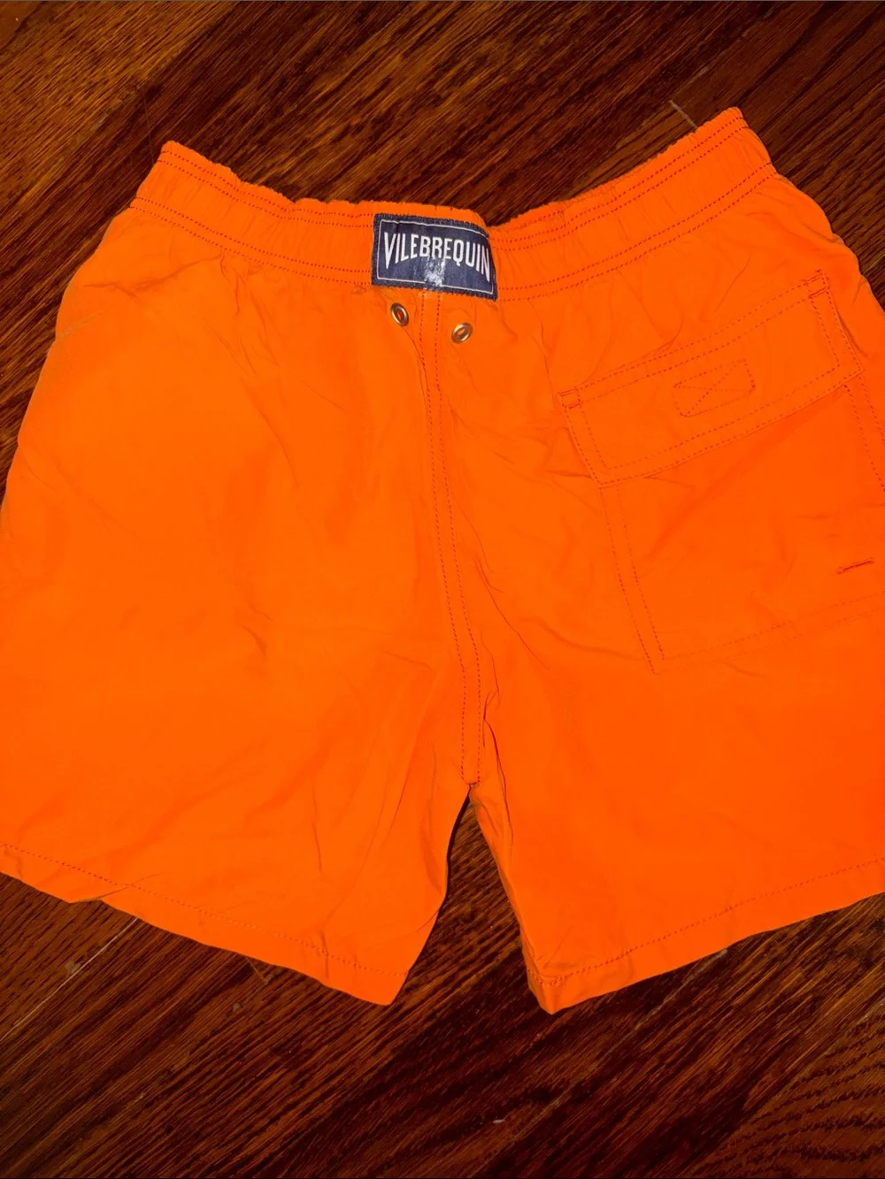 Vilebrequin Bright Orange Boys Swim Trunks
